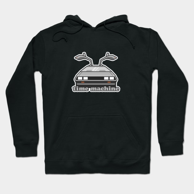 time machine Hoodie by manospd